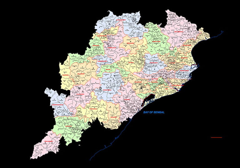 Latest list of 317 Tehsils in Odisha